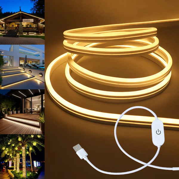 Neon LED Strip with Touch Sensor, USB DC 5V