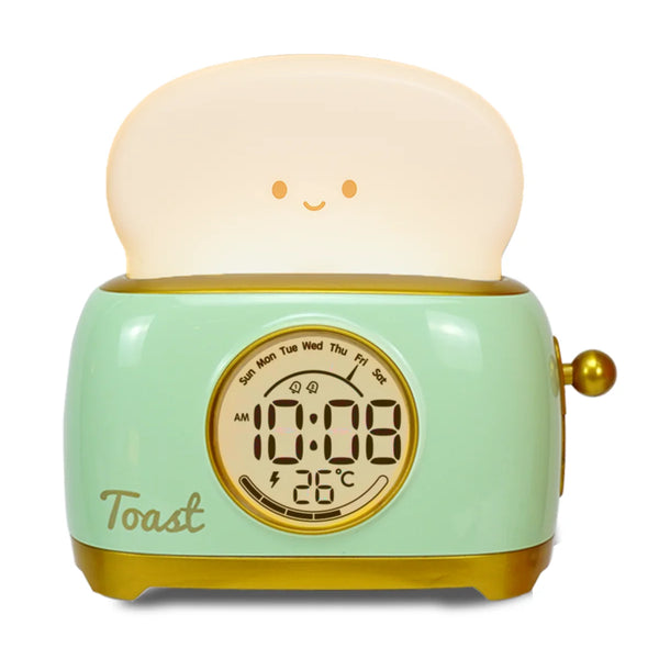 Kids Alarm Clock with LED Night Light, Digital Clock for Children's Sleep Training