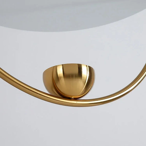 Minimalist acrylic LED pendant light, modern Nordic style