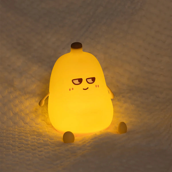 Night light for children's room cute banana lamp