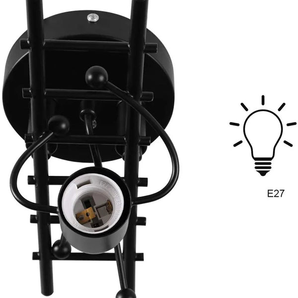 Retro style LED wall light