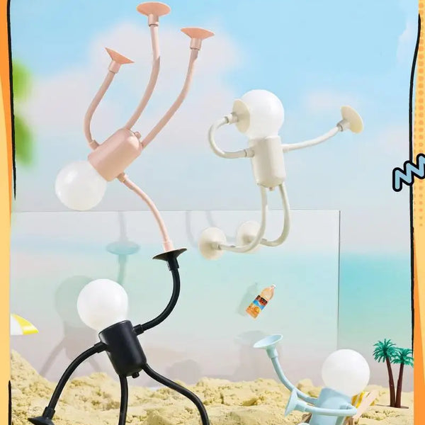 DIY funny button-shaped night lights