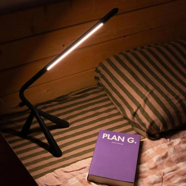 Minimalist LED table lamp with three legs