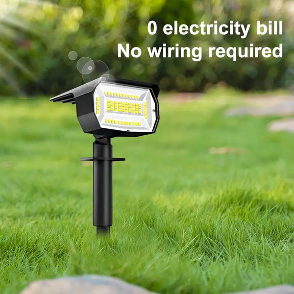 72/68 LED Solar Flood Lights Outdoor IP65 Waterproof 3 Modes Solar Garden Light Outdoo