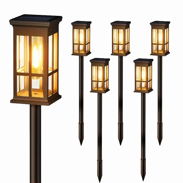 2/6/8 Pack Solar Pathway Lights - Super Bright Outdoor Solar Lights for Patio/Patio/Sidewalk - Outdoor Gifts